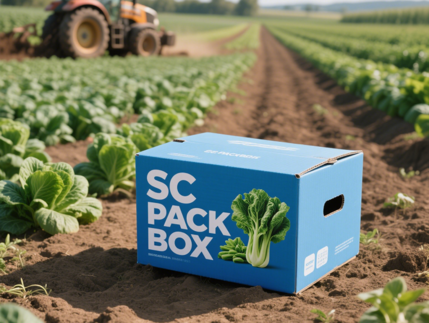 caja para envío de fruta y verdura
