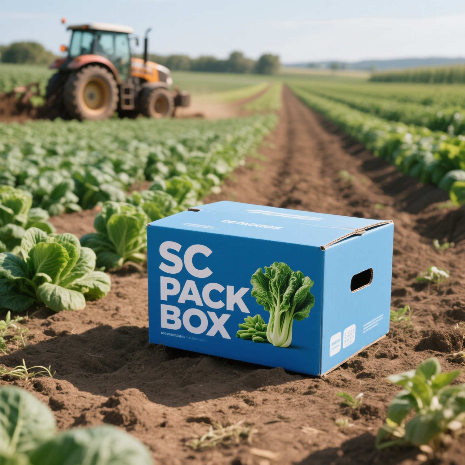 vegetables fruit shipping box