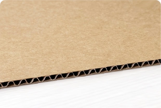 Eco-friendly brown corrugated shipping box for packaging and delivery.