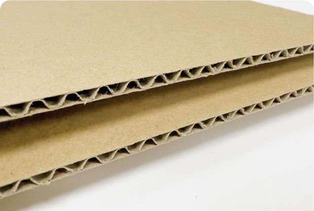 Corrugated cardboard packing boxes for shipping and packaging.